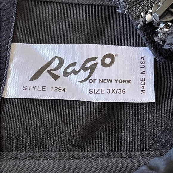 Rago Girdle Extra Firm Shaping Black 3X Style 1294X Black High Waisted New - Picture 4 of 5